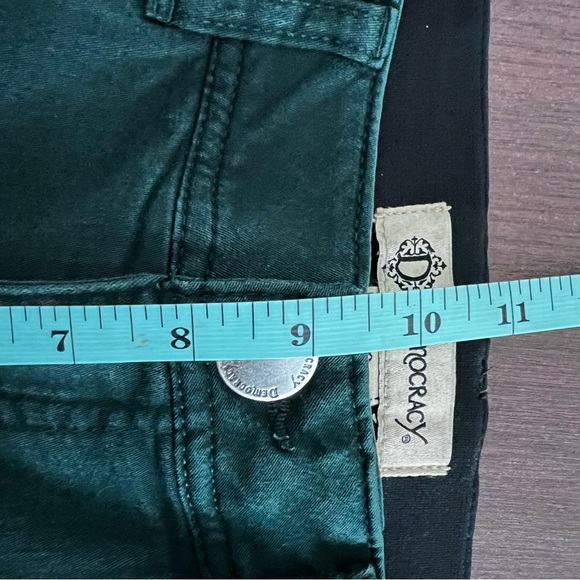 Democracy Ab Technology Ankle Skinny Jeans Size 10 Green B1304PEXX Slimming - Picture 12 of 15